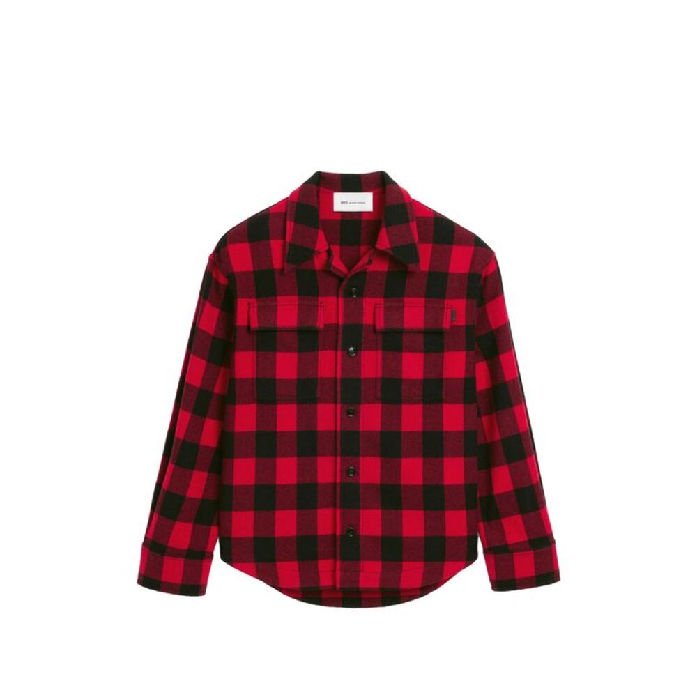 Ami Paris Red Jackets - Shirt Jackets Men